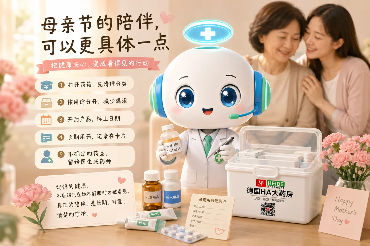 母亲节家庭药箱整理指南封面图